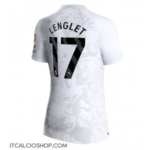 Aston Villa Clement Lenglet #17 Seconda Maglia Femmina 2023-24 Manica Corta